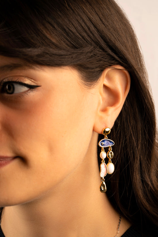 Colorful Geometric Earrings