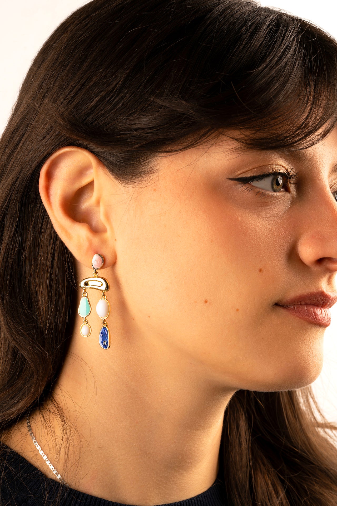 Colorful Geometric Earrings