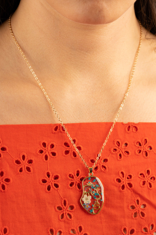 Forget Me Not  Necklace