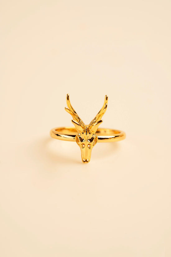 Deer Ring, Gothic Ring