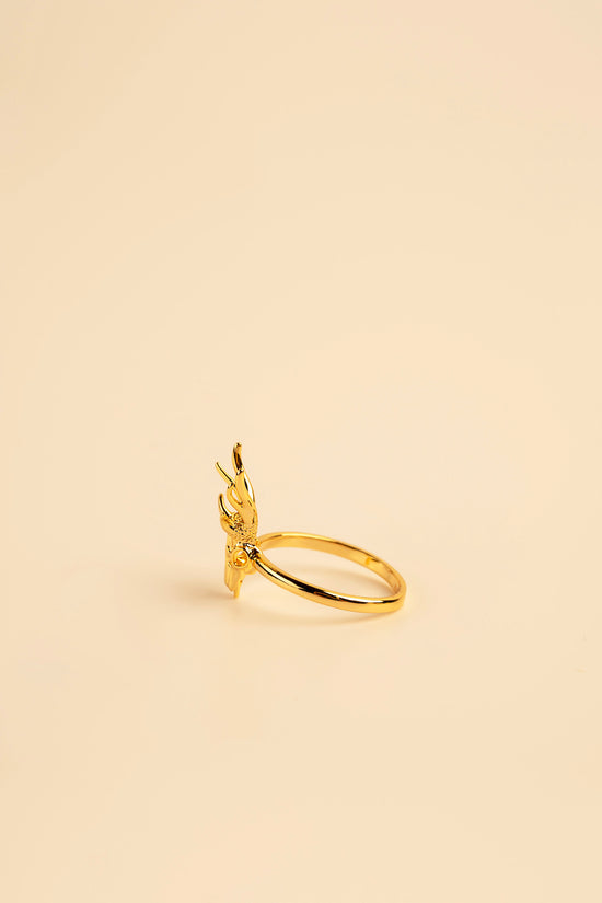 Deer Ring, Gothic Ring