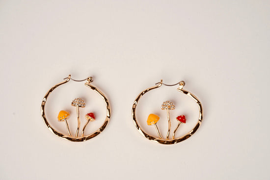 Mushroom Earrings