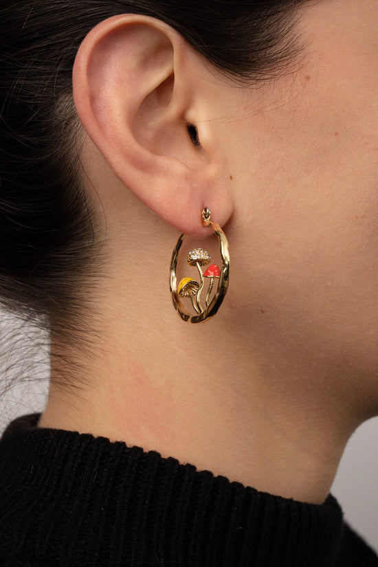 Mushroom Earrings