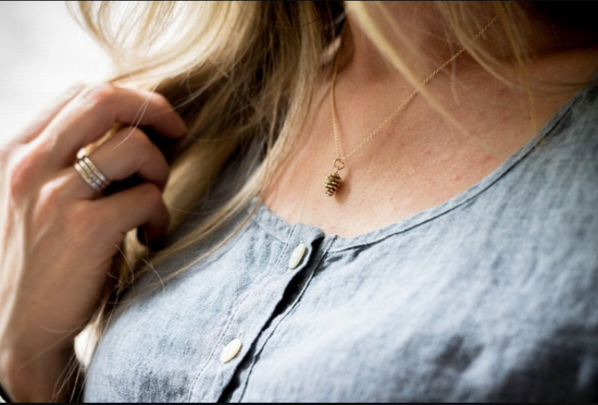 Pinecone Necklace