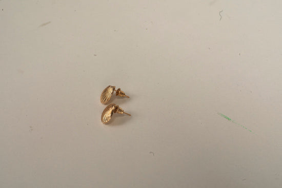 Gold Seashell Earrings