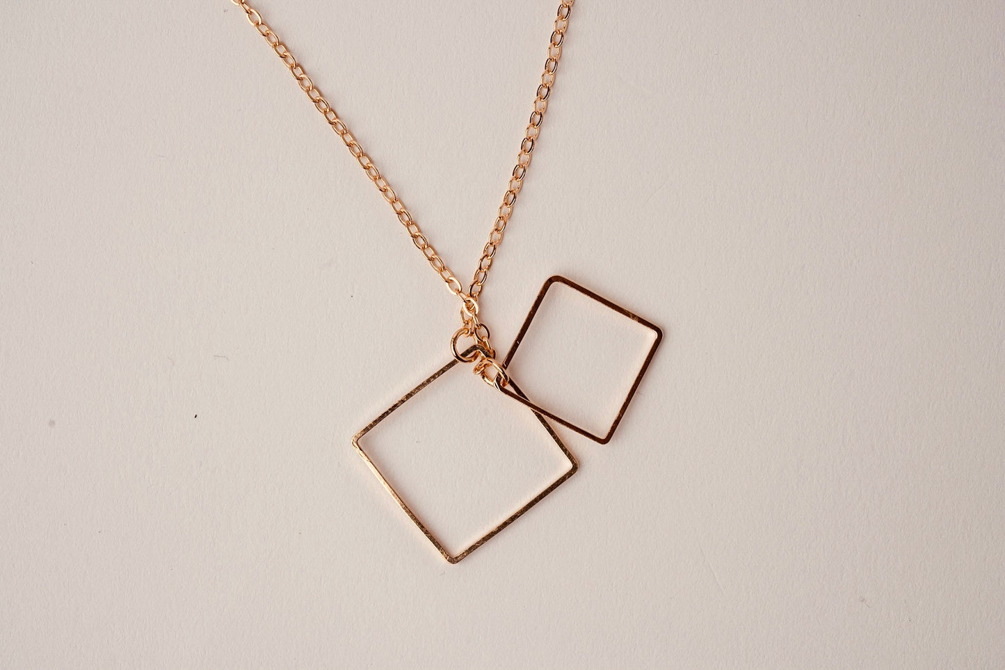 Eternity Square Necklace,