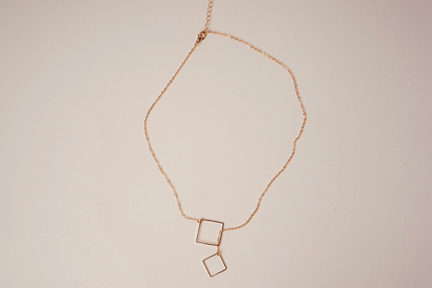 Eternity Square Necklace,