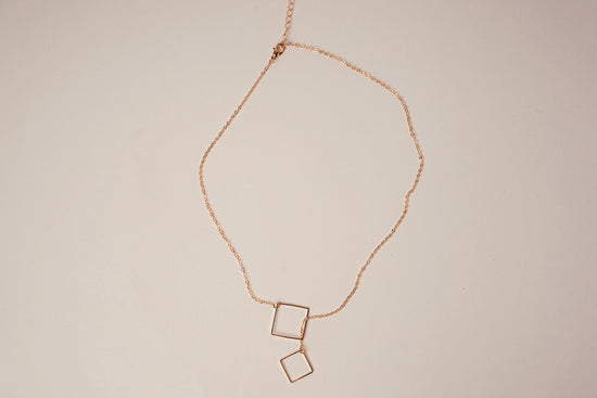 Eternity Square Necklace,