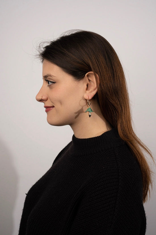 Mushroom Earrings