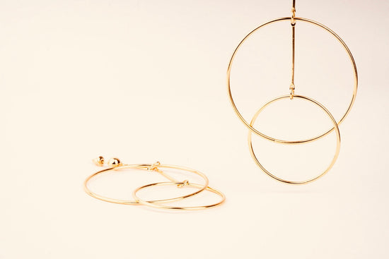 Geometric Hoop Earrings