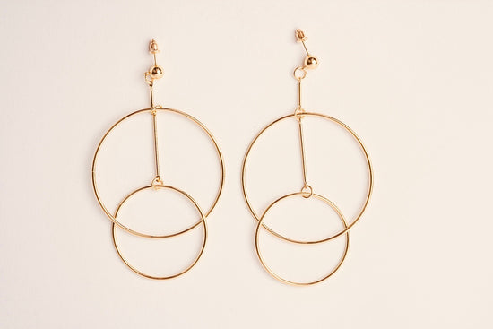 Geometric Hoop Earrings