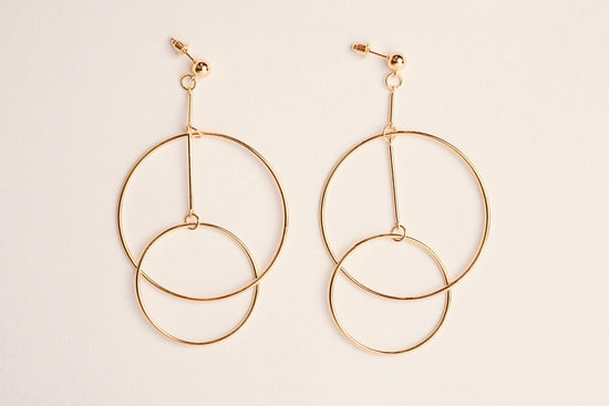 Geometric Hoop Earrings