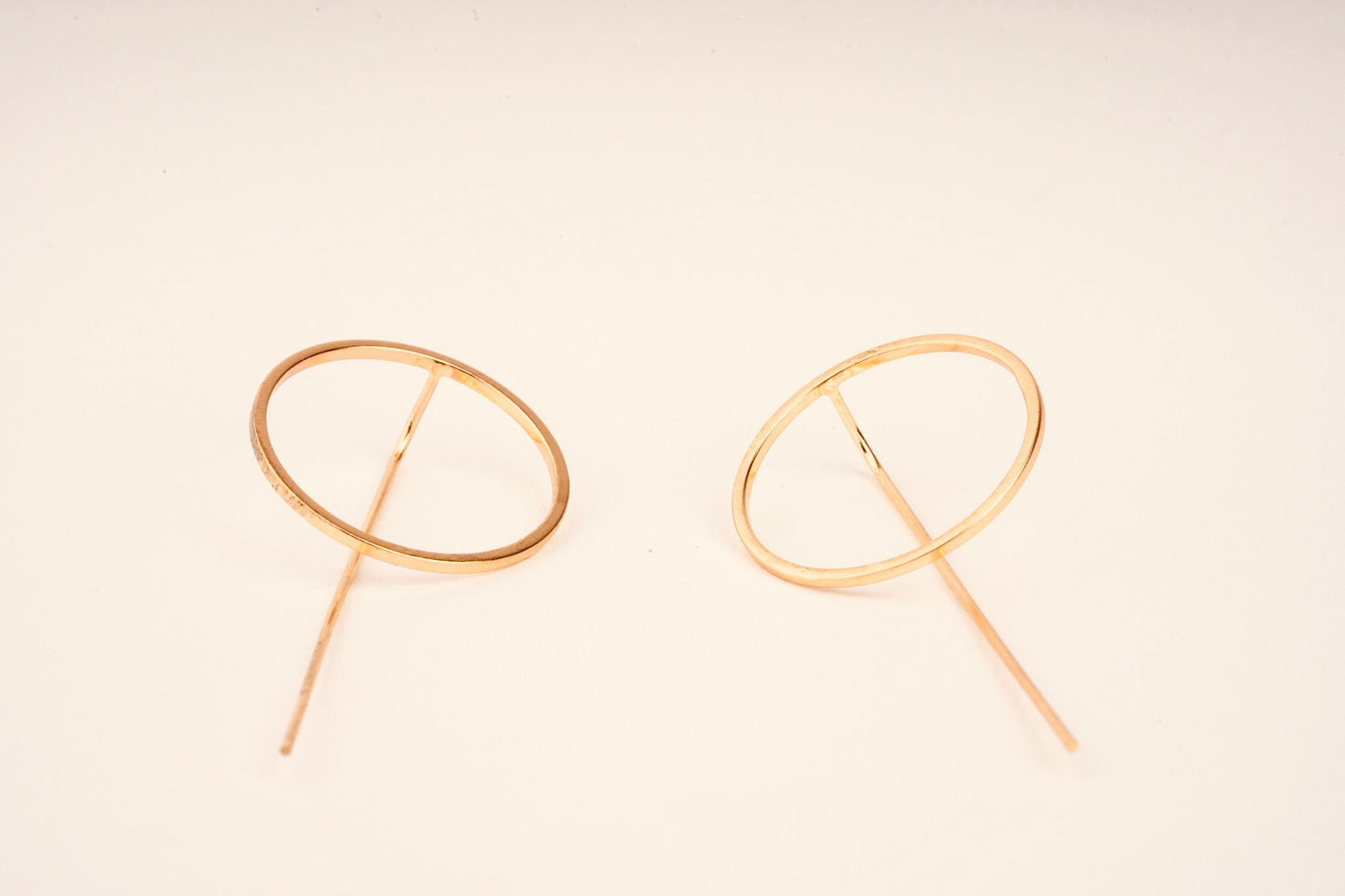 Gold Bar Earrings