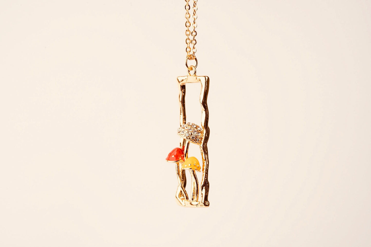 Unique Mushroom Necklace