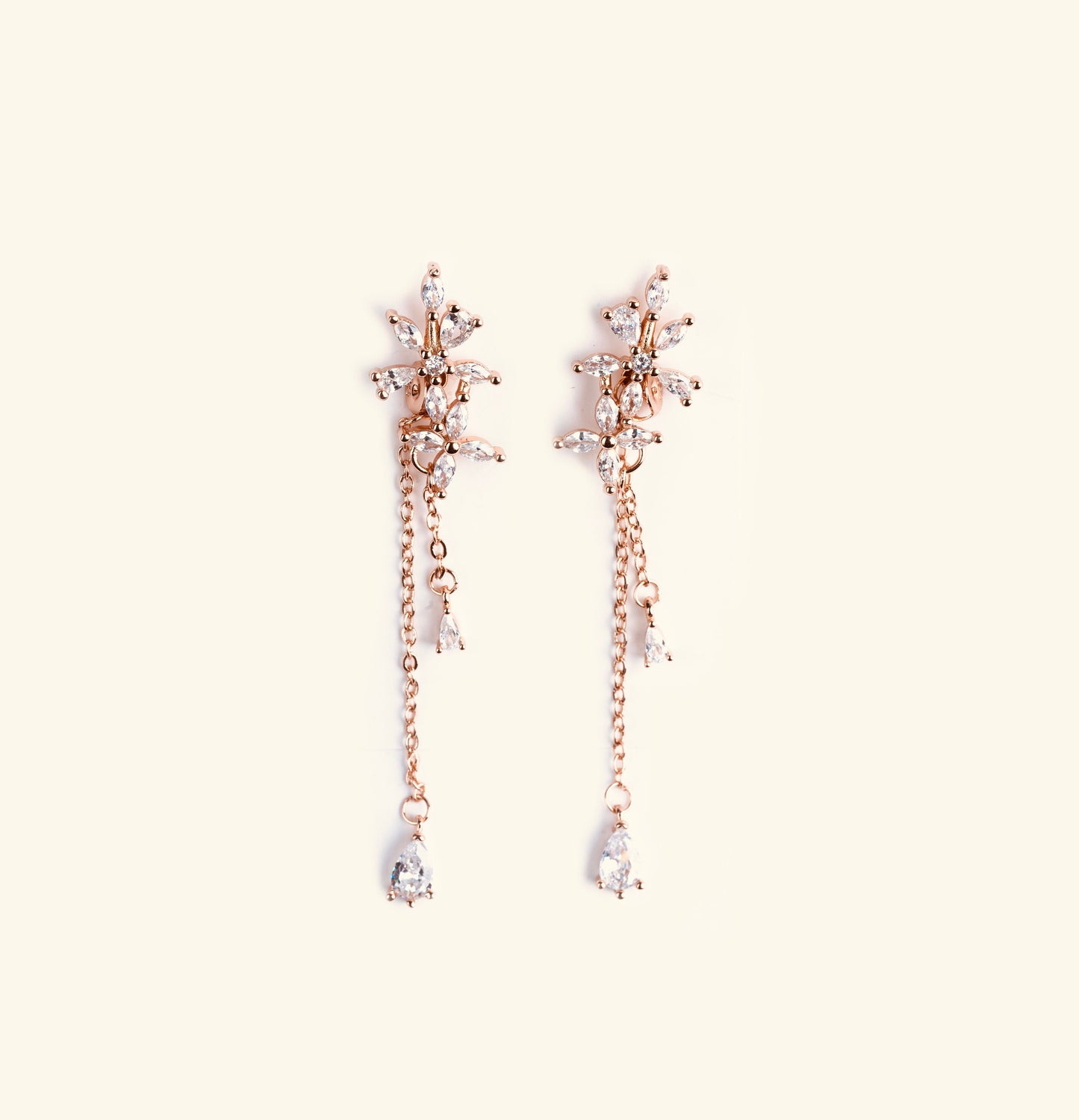 Floral earring