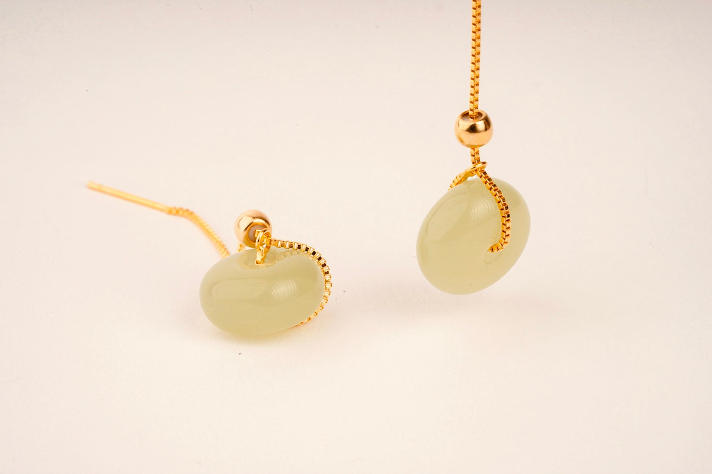 Natural Jade Earrings