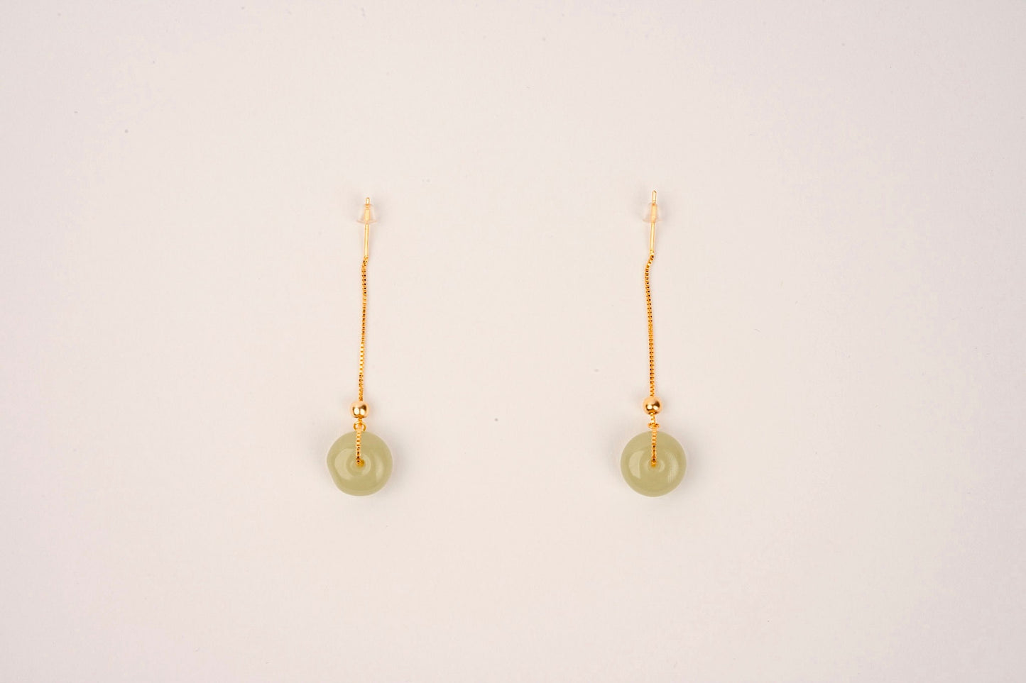 Natural Jade Earrings