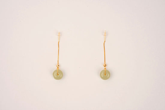 Natural Jade Earrings