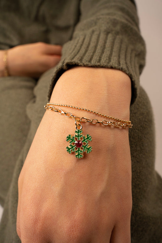 Christmas Snowflake Bracelet