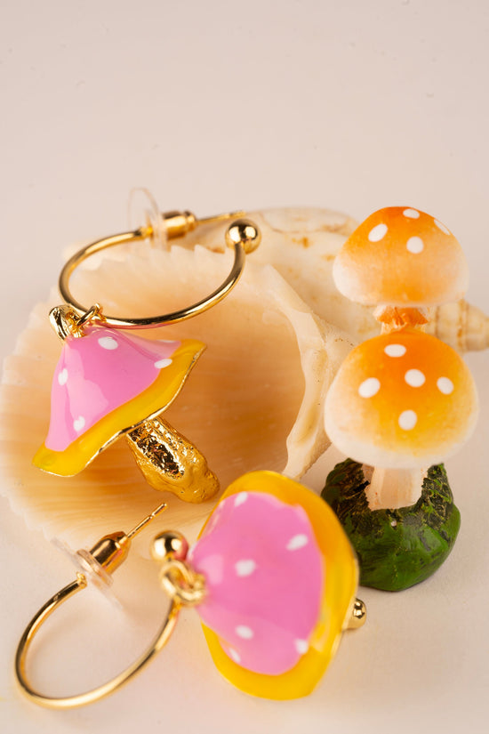 Mushroom Earrings