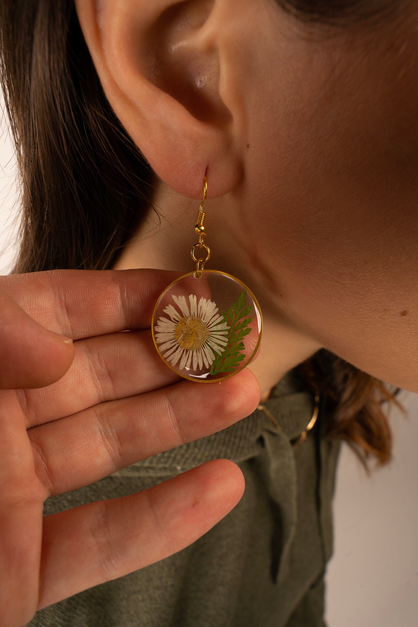 Dried Flower Earrings