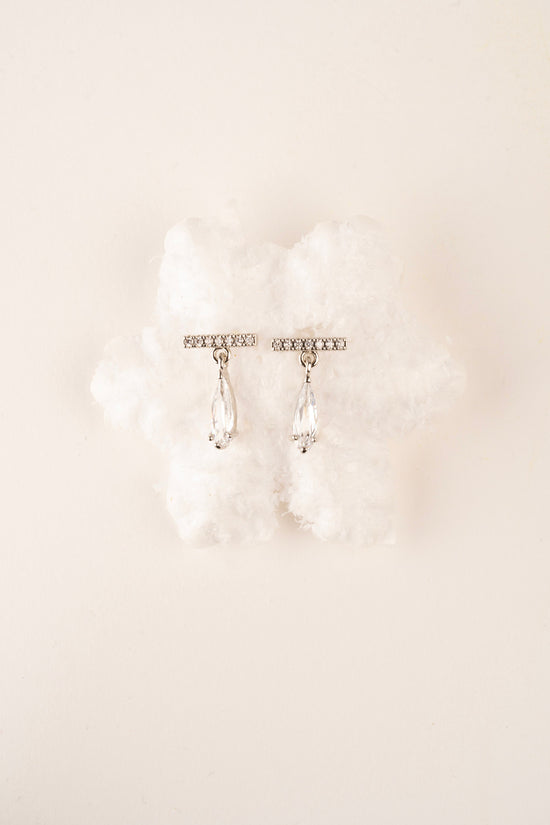 Crystal Bar Earrings