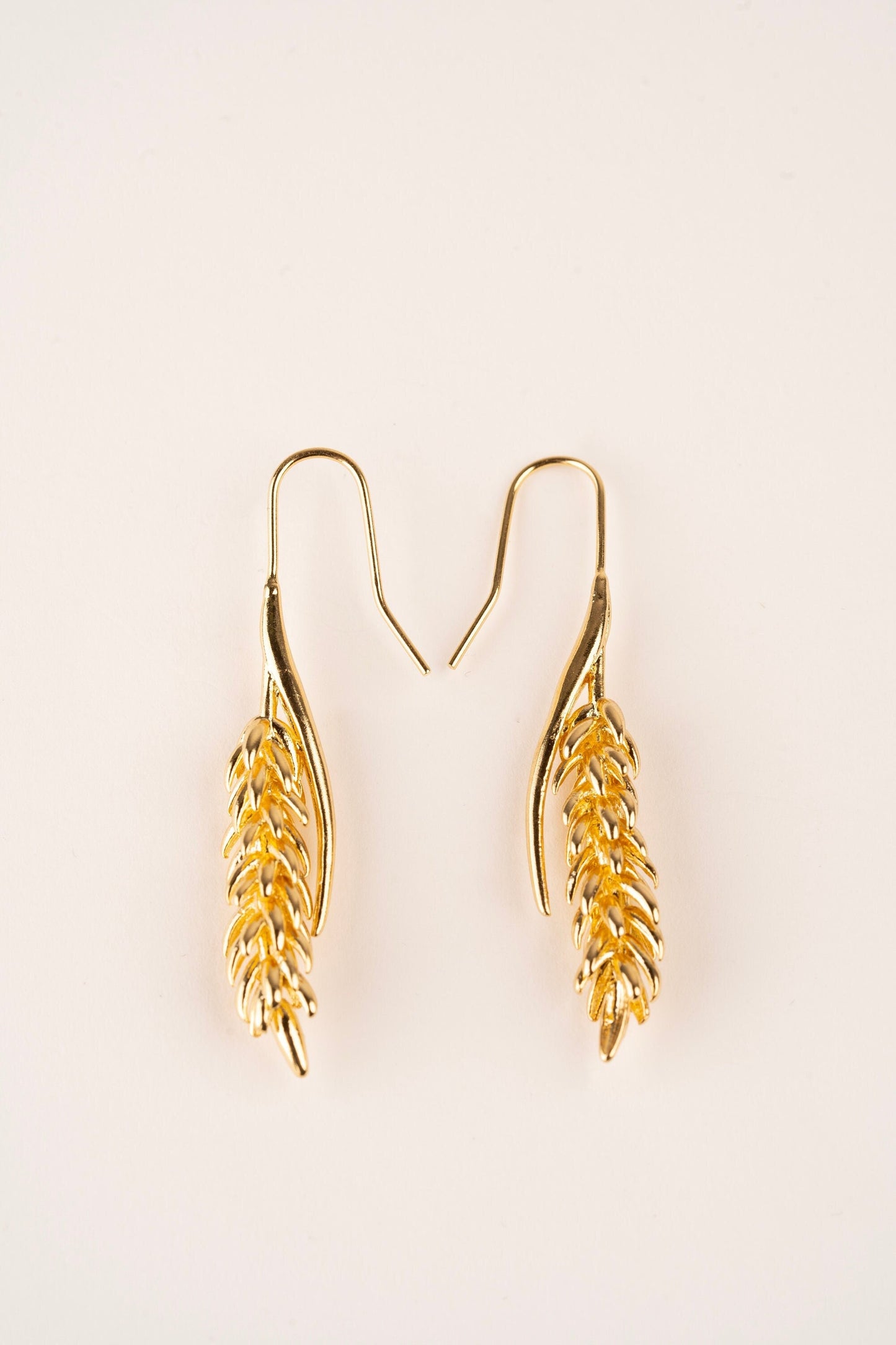 Wheat Geometric Earrings