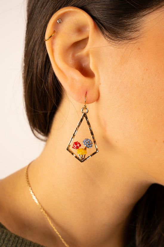 Unique Mushroom Earrings