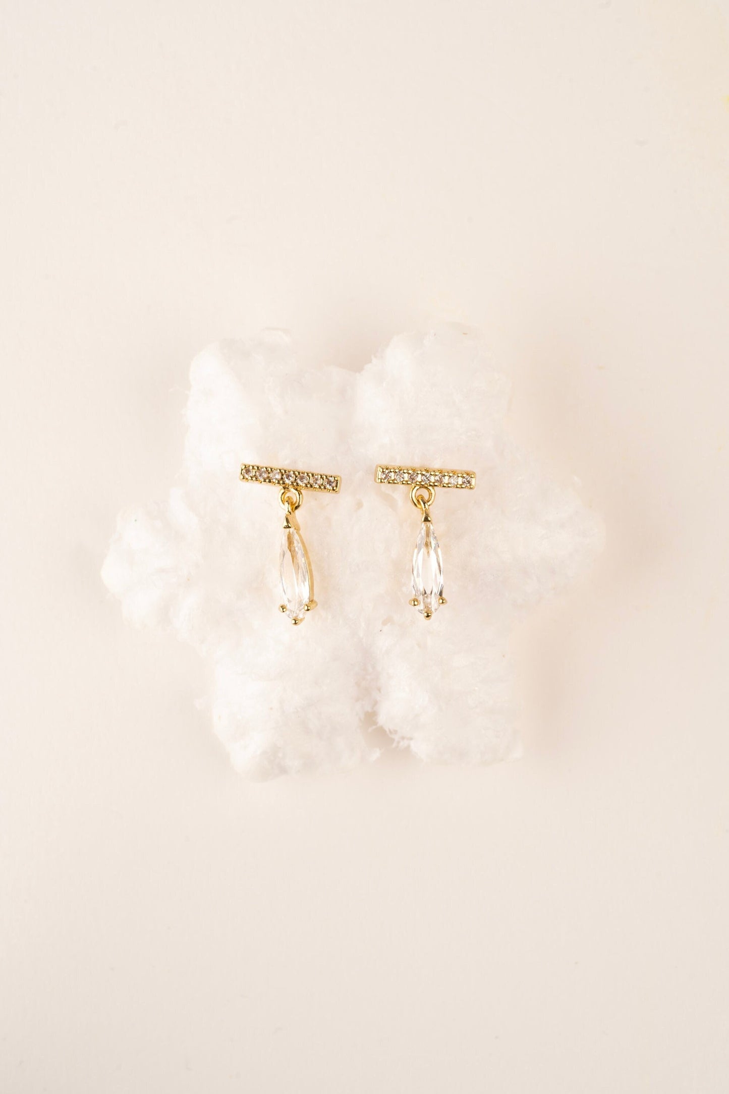 Crystal Bar Earrings