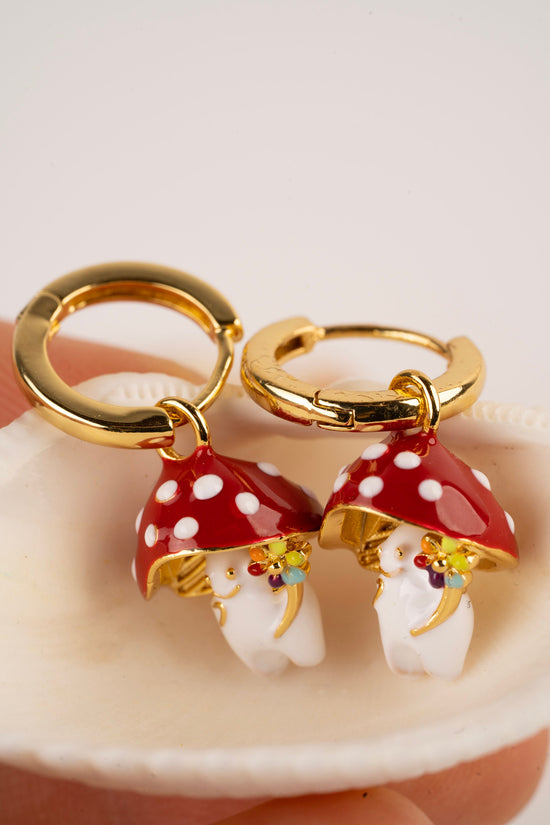 Mushroom Earrings