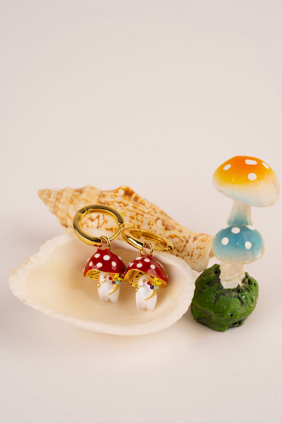 Mushroom Earrings