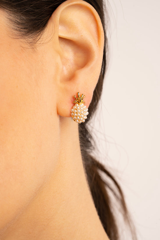 Pineapple Pearl Earrings