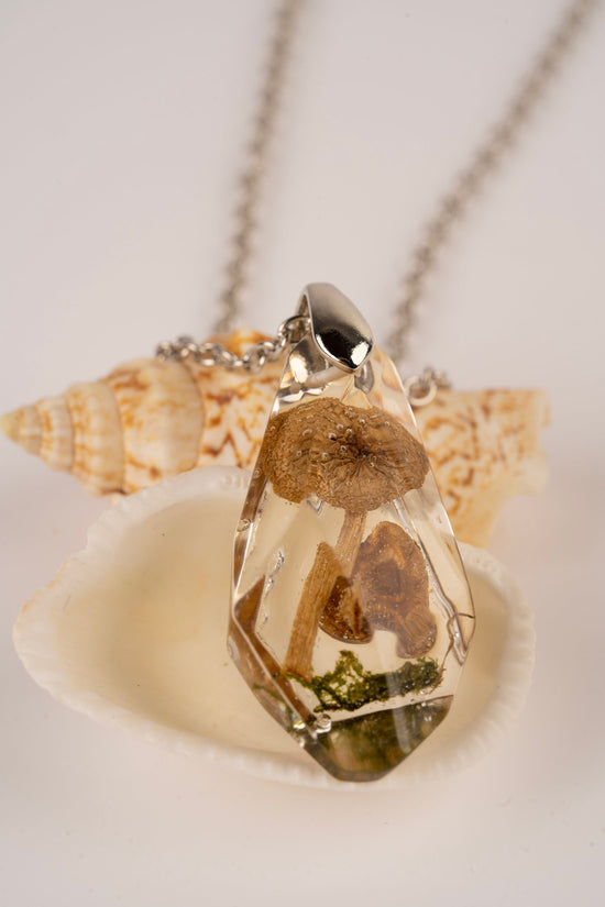 Preserved Mushroom Necklace