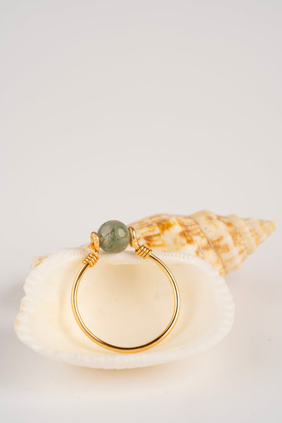 Moss Agate Ring