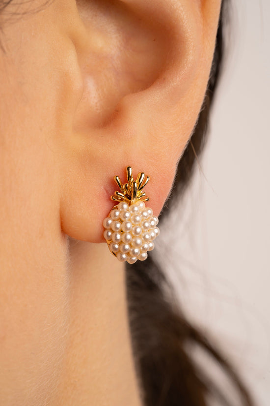 Pineapple Pearl Earrings