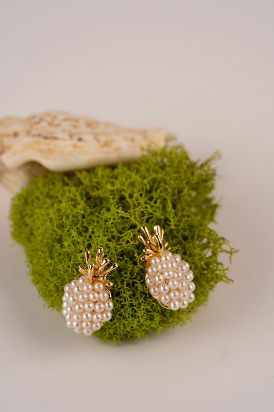 Pineapple Pearl Earrings